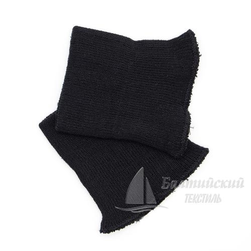 Манжеты трикотажные 8*10см хл70%/пэ30% 1х1 бесшовные черные