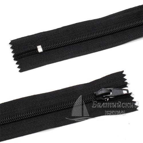 Молния витая неразъемная Т5 14см черная БТ