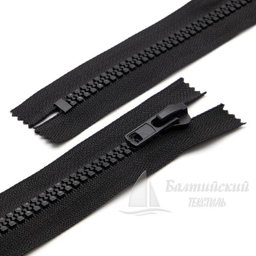 Молния трактор неразъемная Т8 18см черная