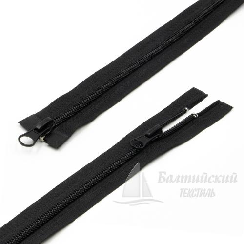 Молния витая разъемная Т7 2замка 45см черный "А" груша БТ