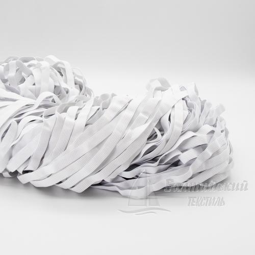 Резинка вязаная 10мм белая