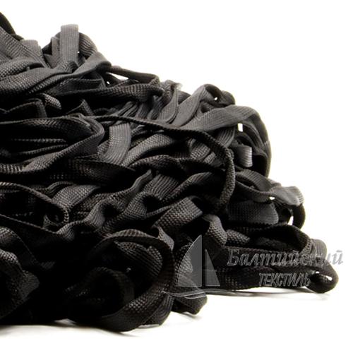 Тесьма вешалочная 8мм черная