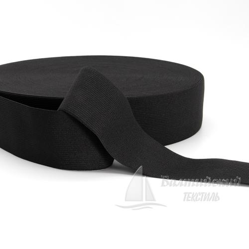 Резинка вязаная 50мм черная