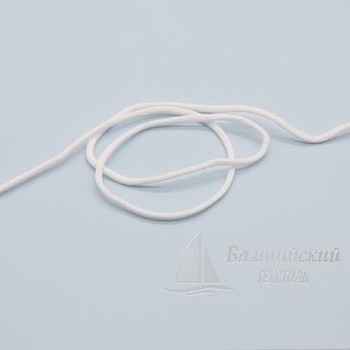 Шнур эластичный для масок Д2,8мм белый БТ. Цена от 1,83 р. в Санкт-Петербурге