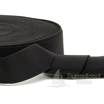Резинка ткацкая 40мм черная РБ. Цена от 17,19 р. в Санкт-Петербурге