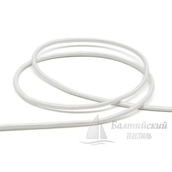 Шнур эластичный шляпный Д3мм белый. Цена от 3,81 р. в Санкт-Петербурге