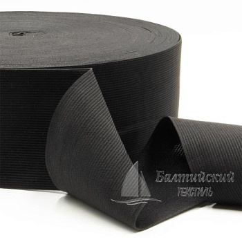 Резинка вязаная 80мм черная. Цена от 18,79 р. в Санкт-Петербурге