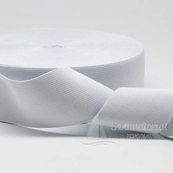 Резинка ткацкая 50мм белая БТ. Цена от 22,23 р. в Санкт-Петербурге