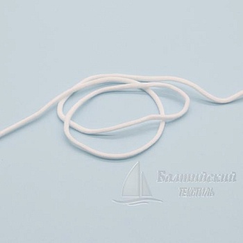 Шнур эластичный для масок Д2,6мм белый БТ. Цена от 2,79 р. в Санкт-Петербурге