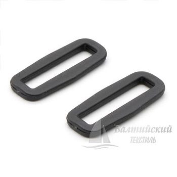 Рамка 1-щелевая 40мм черная (шлевка) ПП. Цена от 0,83 р. в Санкт-Петербурге