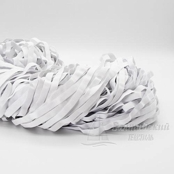 Резинка вязаная 10мм белая. Цена от 3,18 р. в Санкт-Петербурге