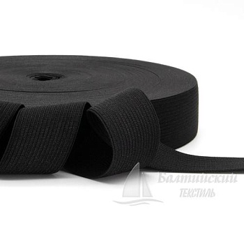 Резинка вязаная 35мм черная БТ. Цена от 7,97 р. в Санкт-Петербурге