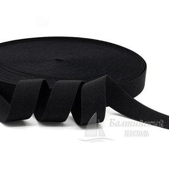 Резинка помочная 40мм черный БТ. Цена от 35,31 р. в Санкт-Петербурге