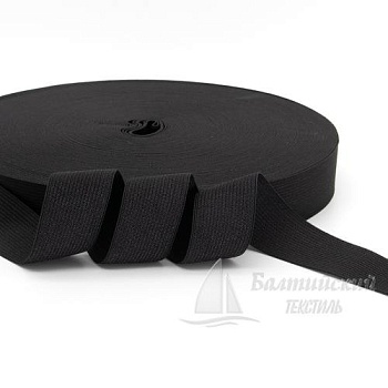 Резинка вязаная 30мм черная. Цена от 7,27 р. в Санкт-Петербурге