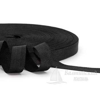 Лента репсовая 15мм черная. Цена от 3,47 р. в Санкт-Петербурге