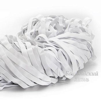 Резинка вязаная 10мм белая РБ. Цена от 2,67 р. в Санкт-Петербурге