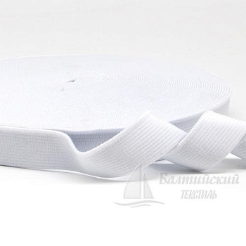 Резинка ткацкая 20мм белая БТ. Цена от 10,20 р. в Санкт-Петербурге