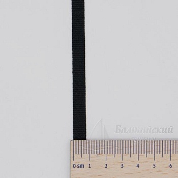 Тесьма вешалочная 7мм (4007) черная. Цена от 3,95 р. в Санкт-Петербурге