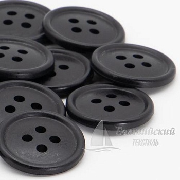 Пуговицы 20мм 4-х пр. черные/цветные (аминопласт). Цена от 1,31 р. в Санкт-Петербурге