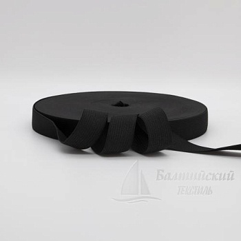 Резинка вязаная 20мм черная БТ. Цена от 4,74 р. в Санкт-Петербурге